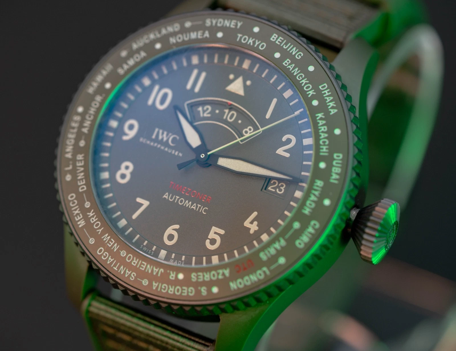 IWC Pilot Timezoner Top Gun — detail 3