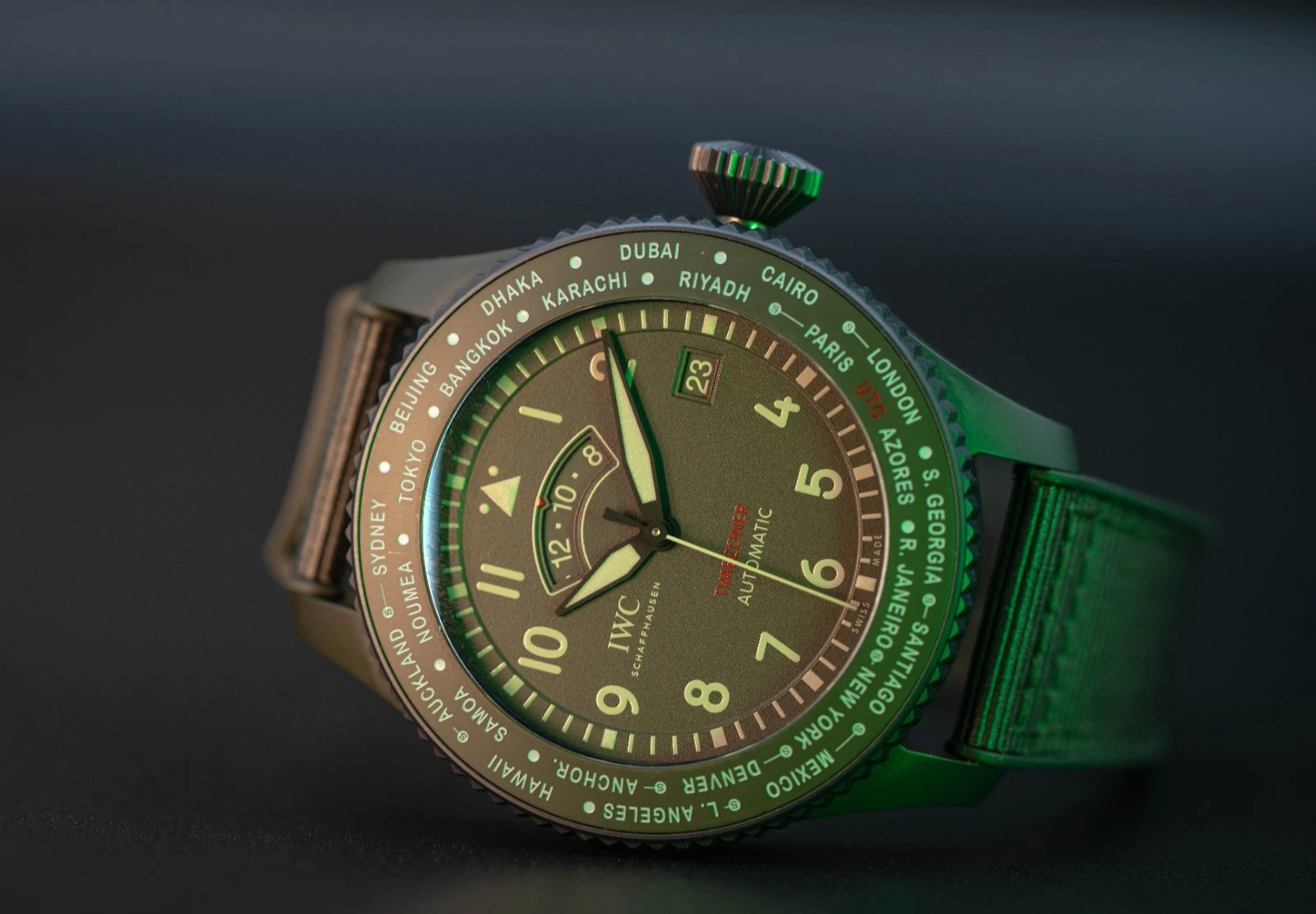IWC Pilot Timezoner Top Gun — detail 11
